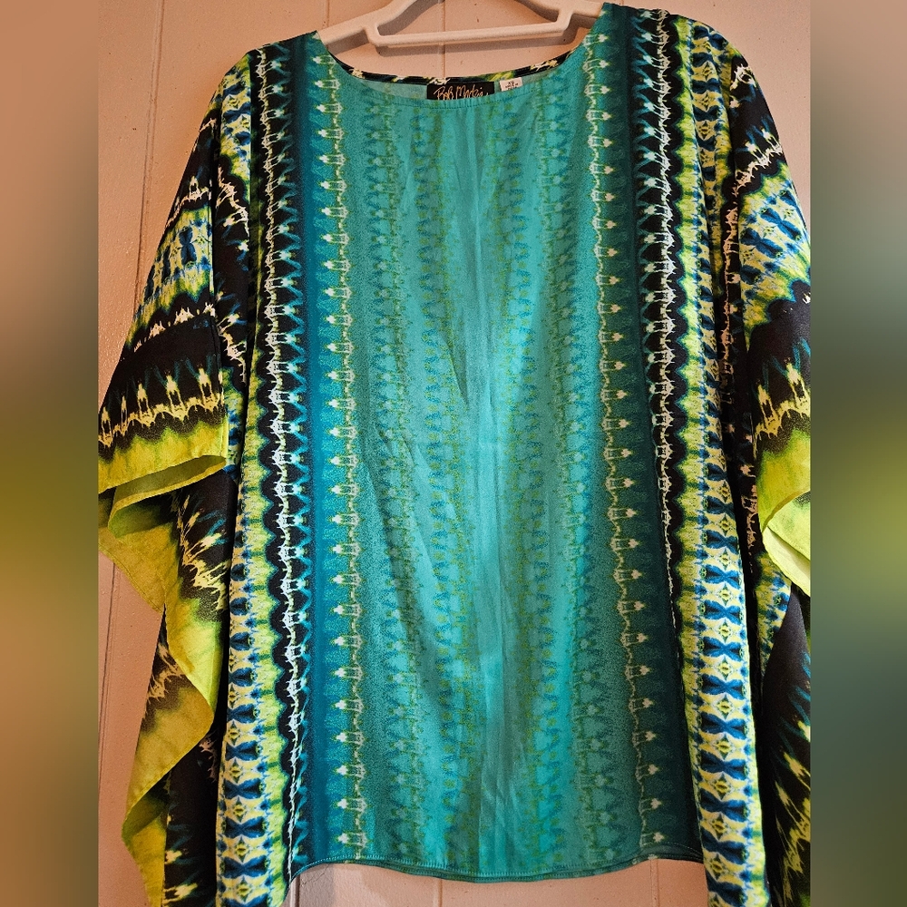 Bob Mackie Wearable Art Woven Kaftan - Size XS - EUC